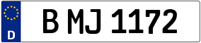 Truck License Plate